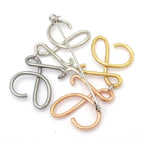 Loewe Brooch Silver Gold Pink Anagram — view 2