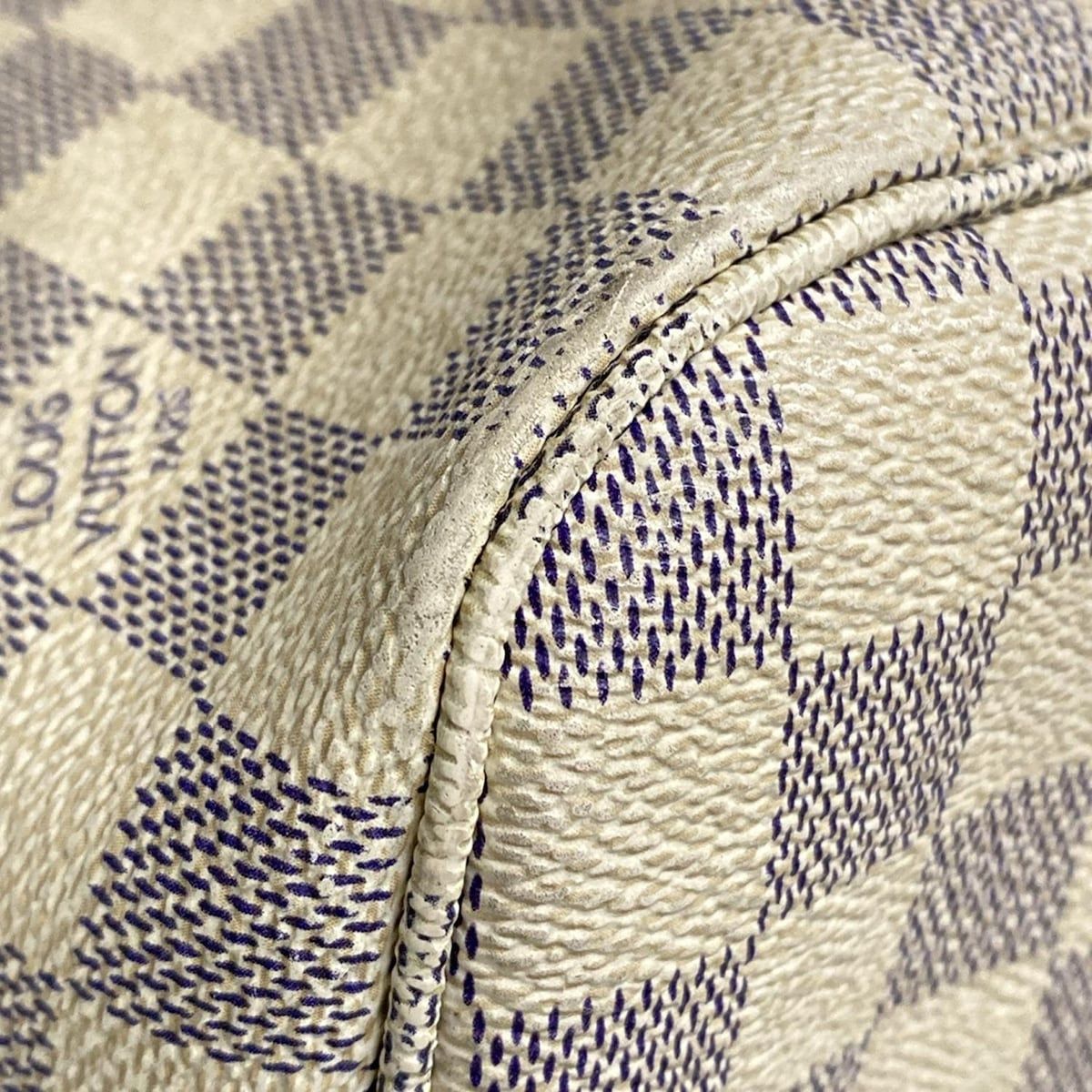 Louis Vuitton Tote Damier Neverfull Azur — view 6
