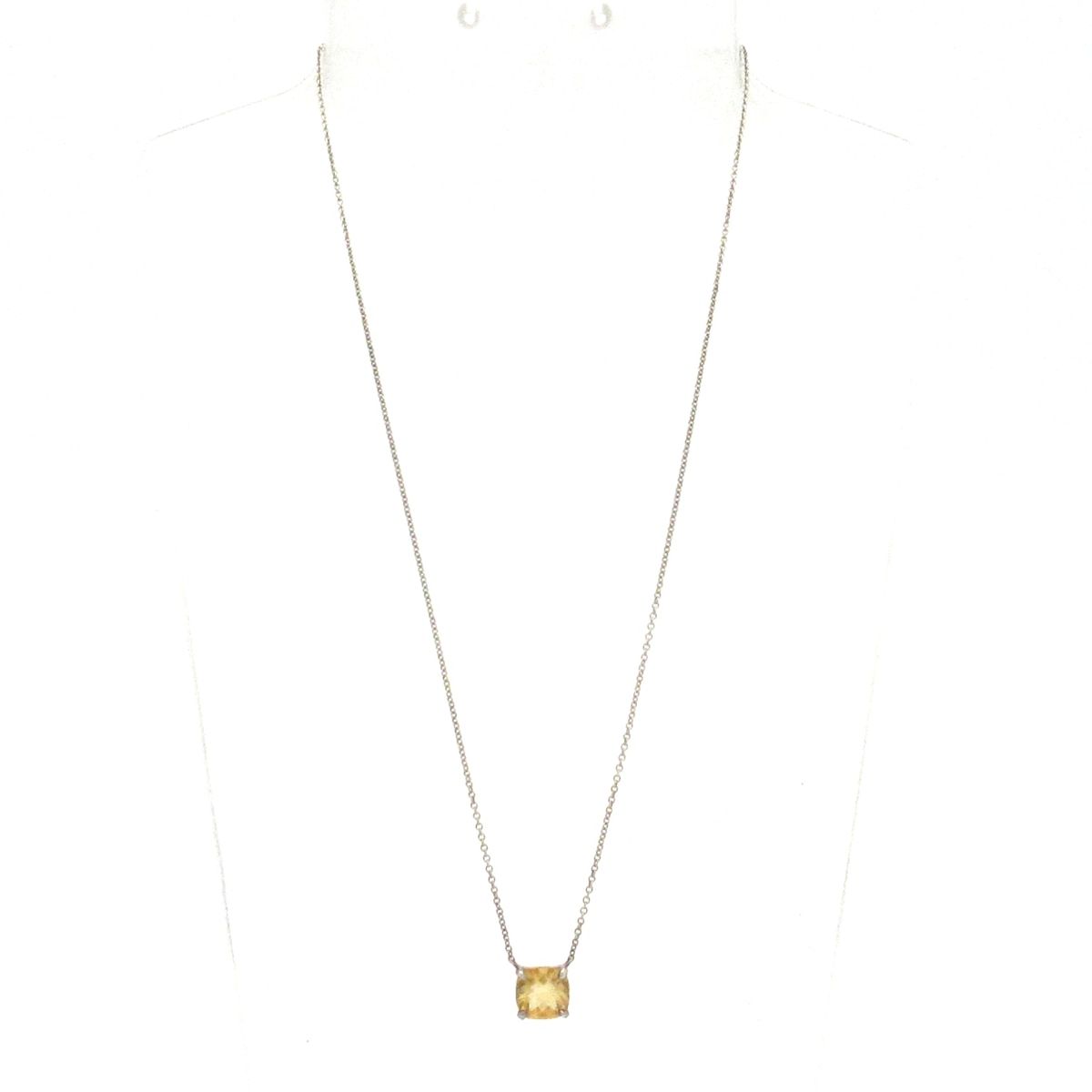 Tiffany & Co Necklace Spa Clark Silver Yellow — view 2