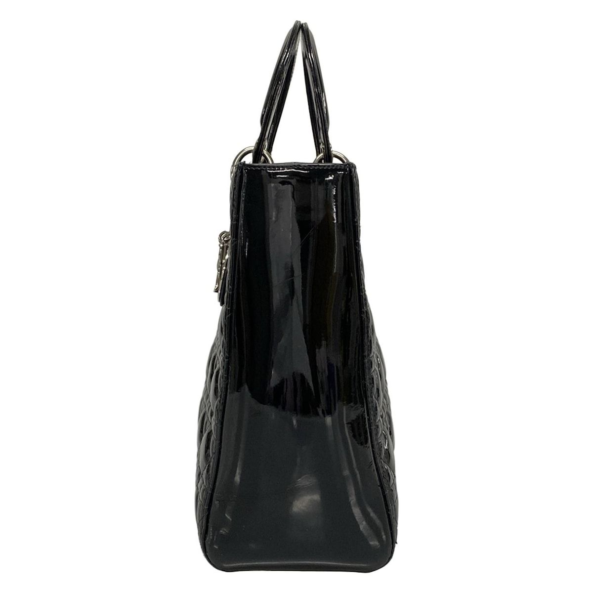 Dior Handbag Lady Large Bag Black Leather — view 4