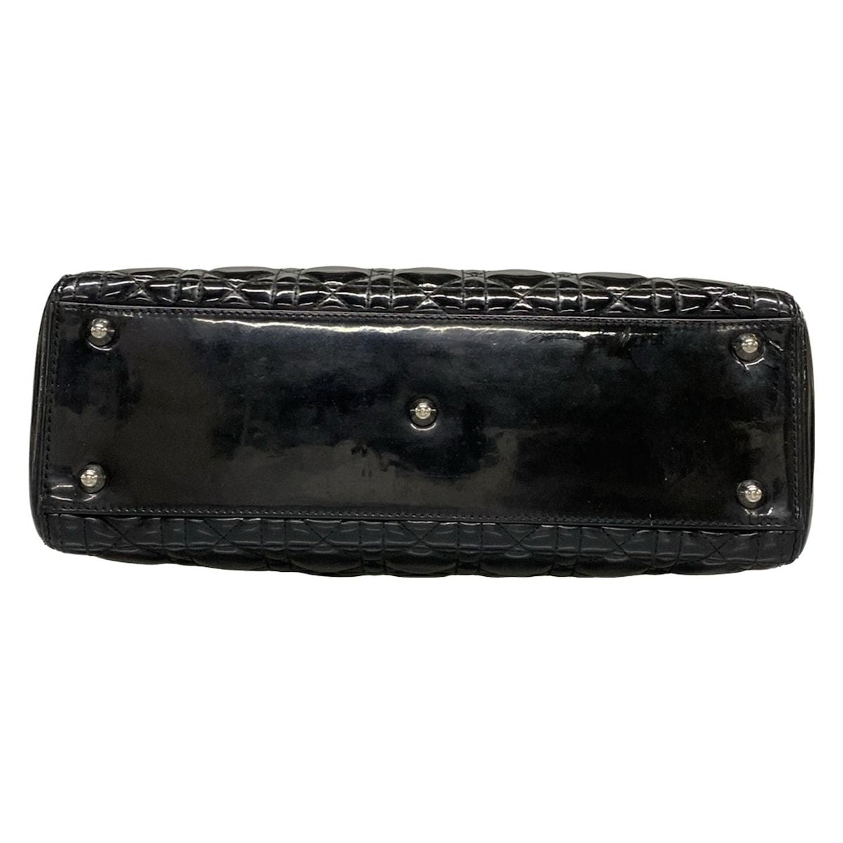 Dior Handbag Lady Large Bag Black Leather — view 5