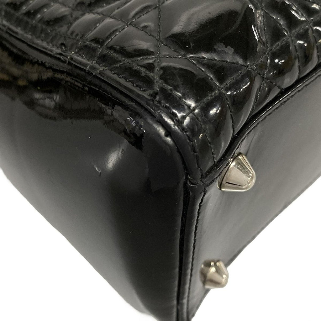 Dior Handbag Lady Large Bag Black Leather — view 6
