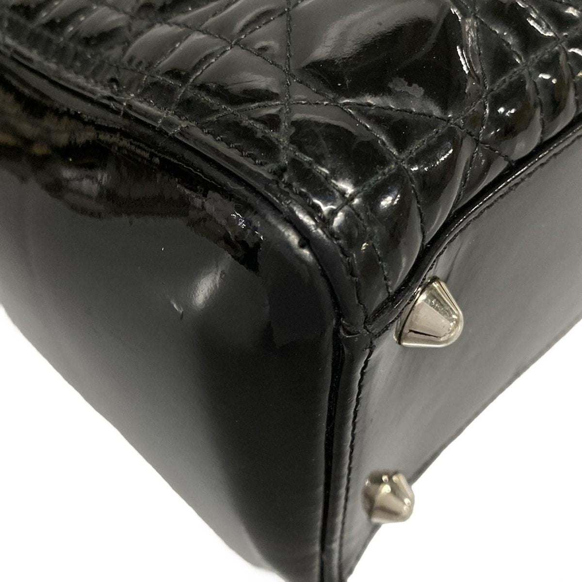 Dior Handbag Lady Large Bag Black Leather — view 6