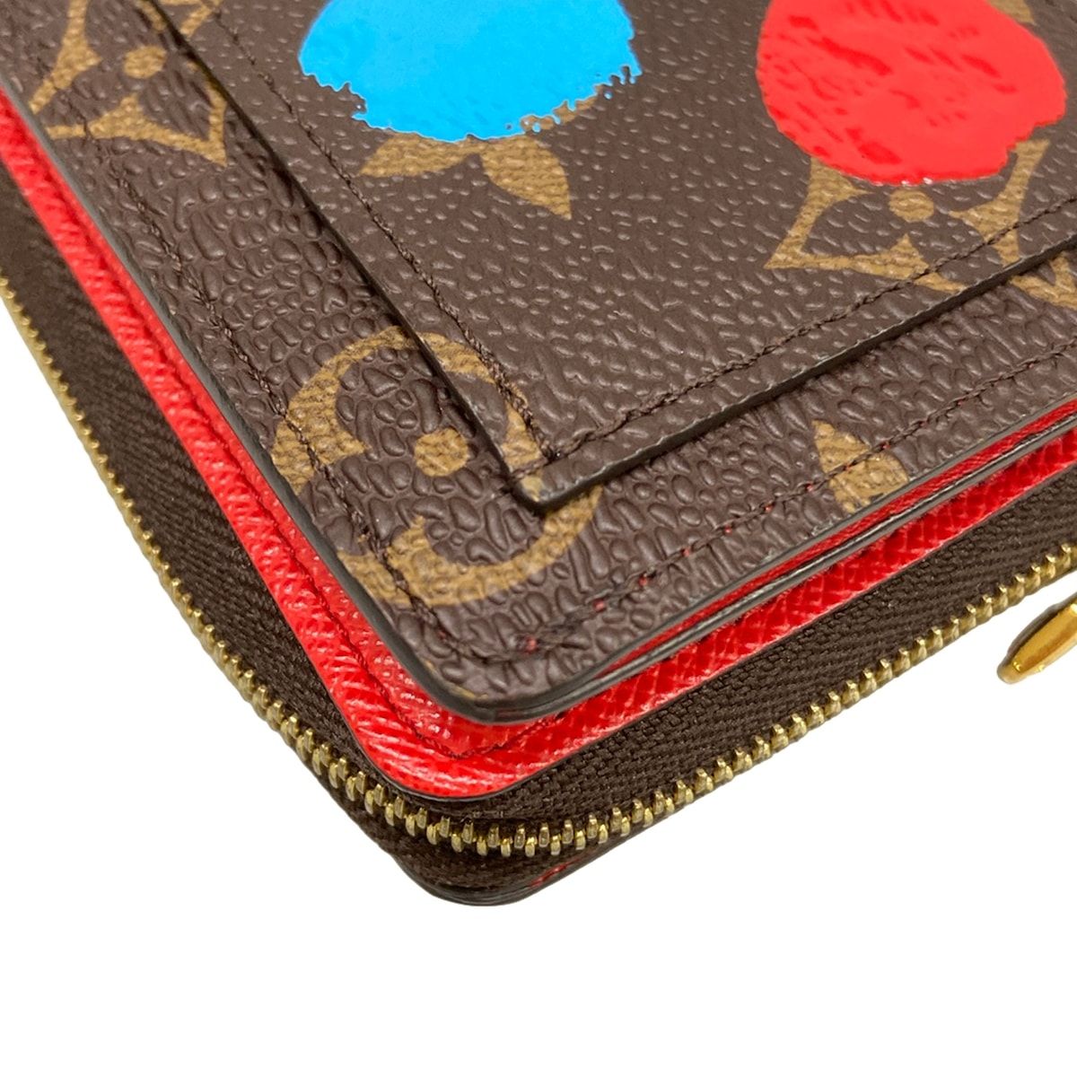 Louis Vuitton Bifold Wallet Yayoi Kusama LV YK Portefeuille Lou Monogram Multi — view 7