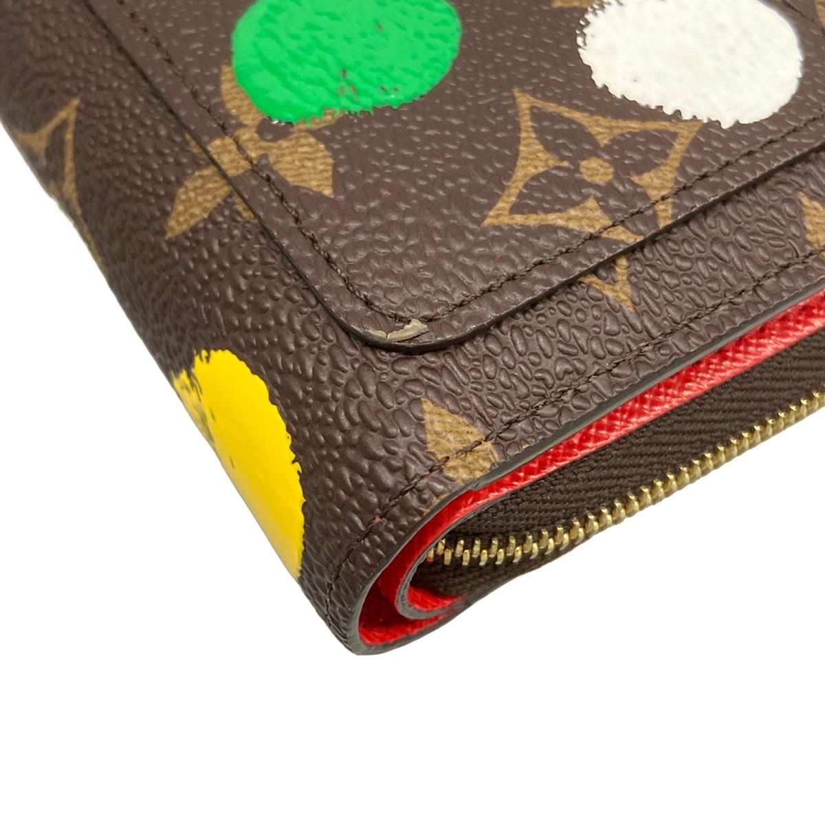 Louis Vuitton Bifold Wallet Yayoi Kusama LV YK Portefeuille Lou Monogram Multi — view 6