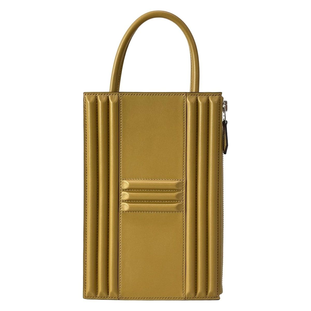 Hermes Clutch Cadena Sesame Silver