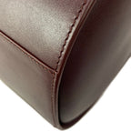 Loewe Handbag Hammock Slice Bordeaux Leather — view 8