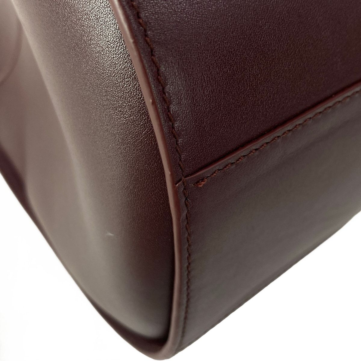 Loewe Handbag Hammock Slice Bordeaux Leather — view 7