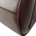 Loewe Handbag Hammock Slice Bordeaux Leather — view 6
