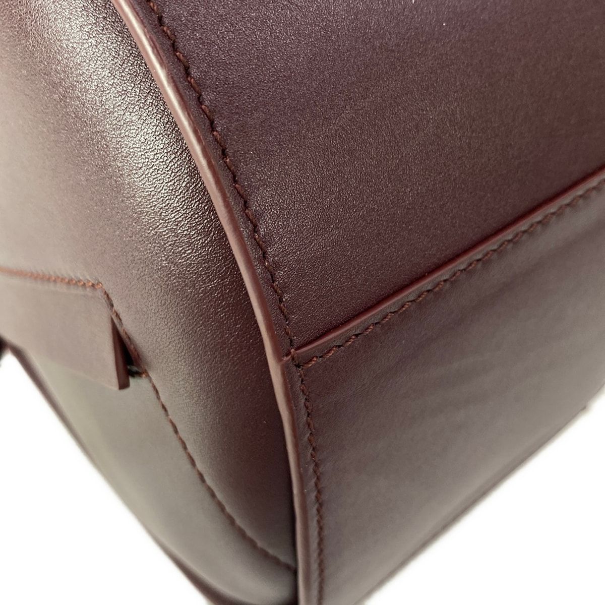 Loewe Handbag Hammock Slice Bordeaux Leather — view 9