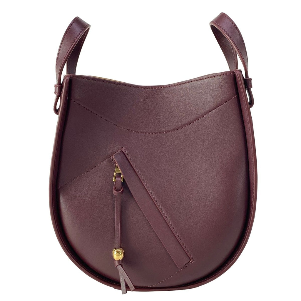 Loewe Handbag Hammock Slice Bordeaux Leather — view 4