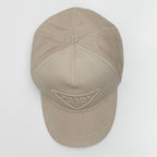 Prada Baseball Cap Beige Triangle Logo — view 6