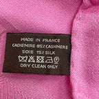 Hermes Shawl New Bliss Pink Cashmere Silk Scarf — view 3