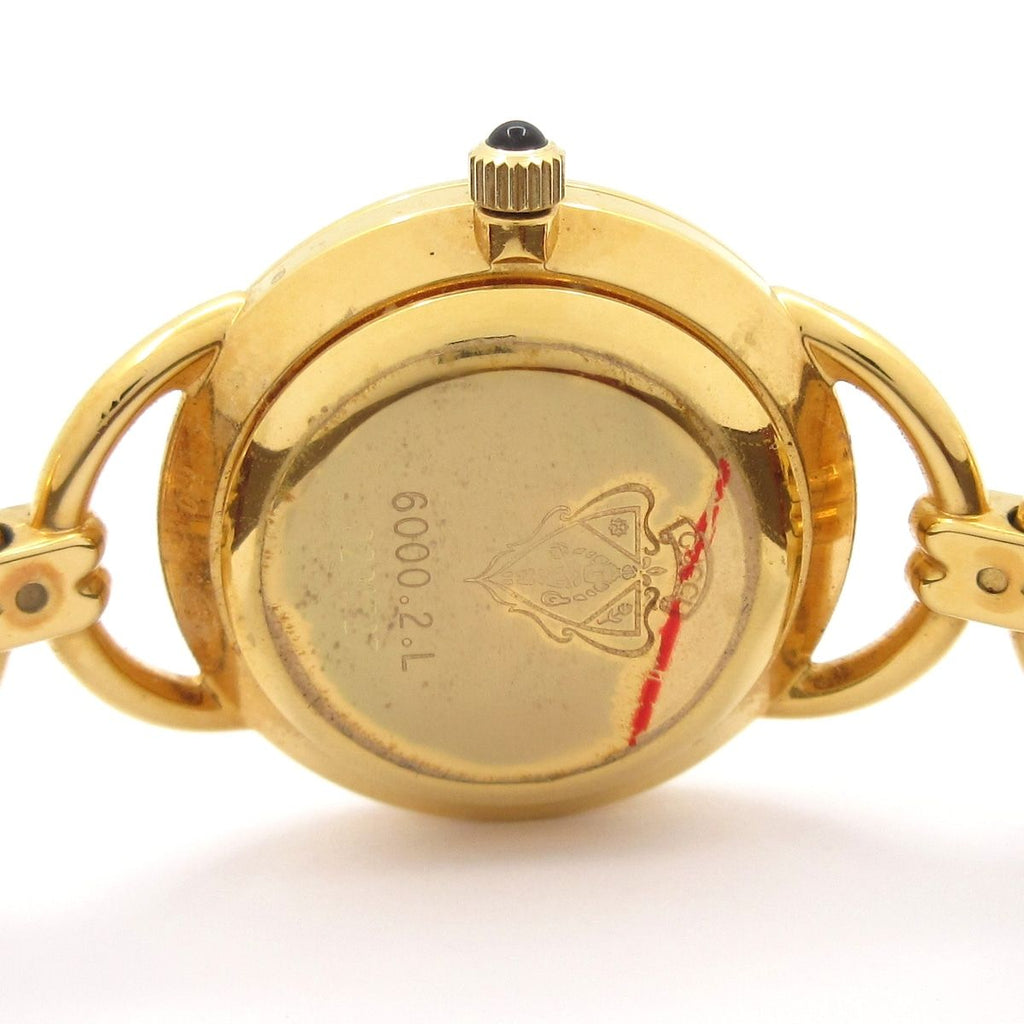Gucci Watch Leather Embossed Gold — view 3