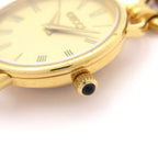 Gucci Watch Leather Embossed Gold — view 8