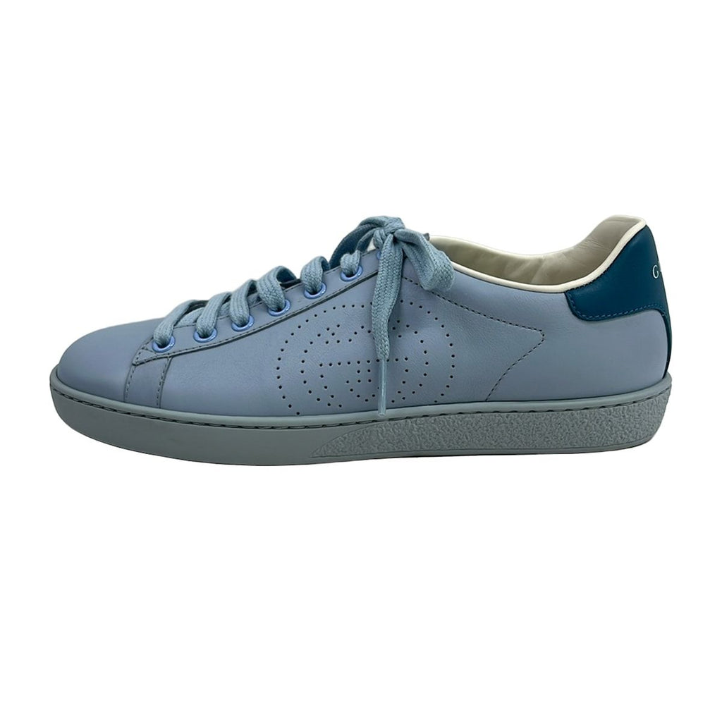 Gucci Sneakers 36.5 Ace Light Blue Interlocking Leather