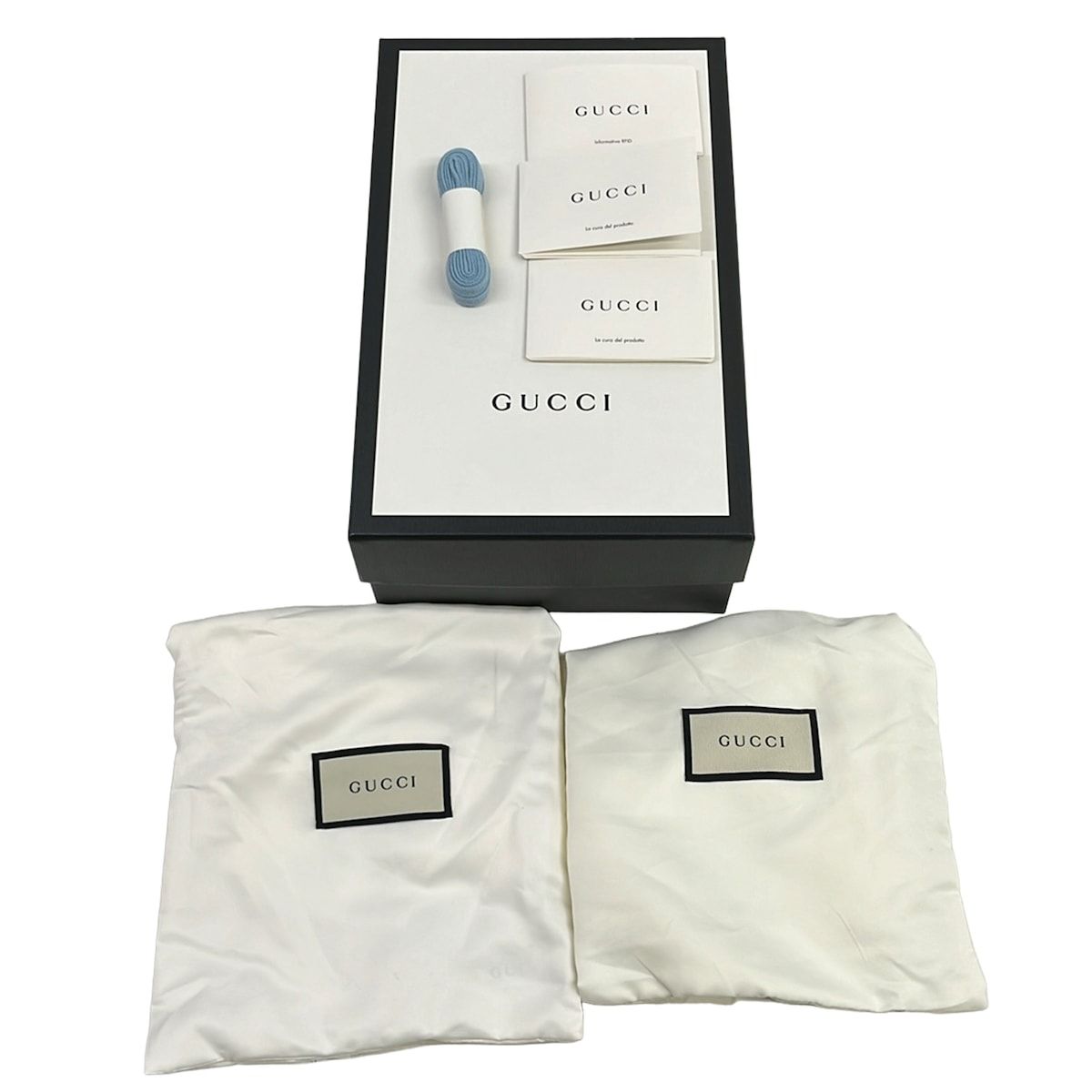 Gucci Sneakers 36.5 Ace Light Blue Interlocking Leather — view 7