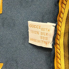 Gucci Scarf Navy Red Multi — view 2