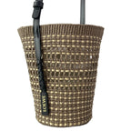 Loewe Shoulder Bag Braid Pocket Khaki Natural Crossbody Basket Drawstring — view 3