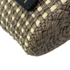 Loewe Shoulder Bag Braid Pocket Khaki Natural Crossbody Basket Drawstring — view 6