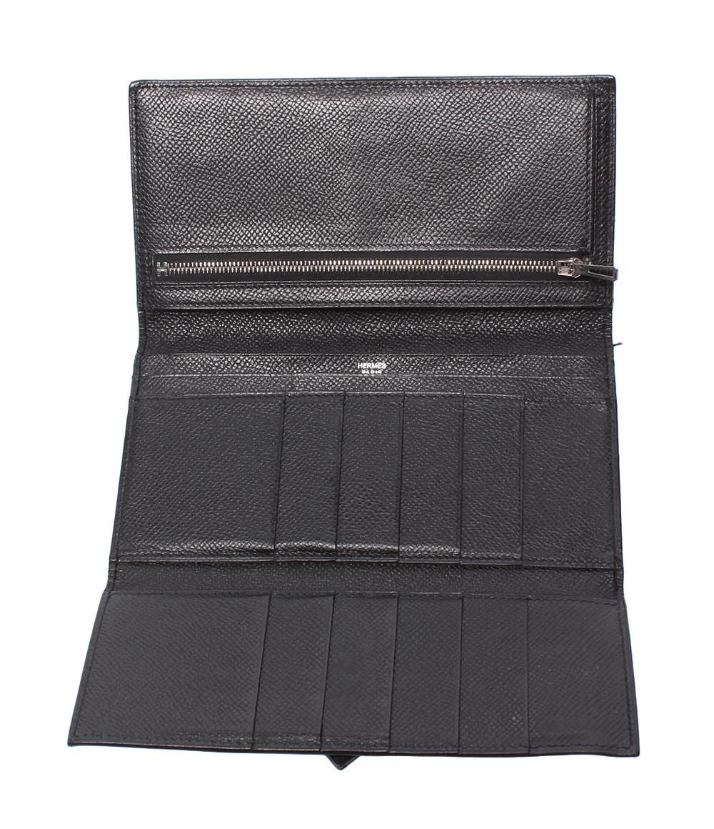 Hermes Trifold Wallet Silver Veau Epsom Bearn Dupri — view 4