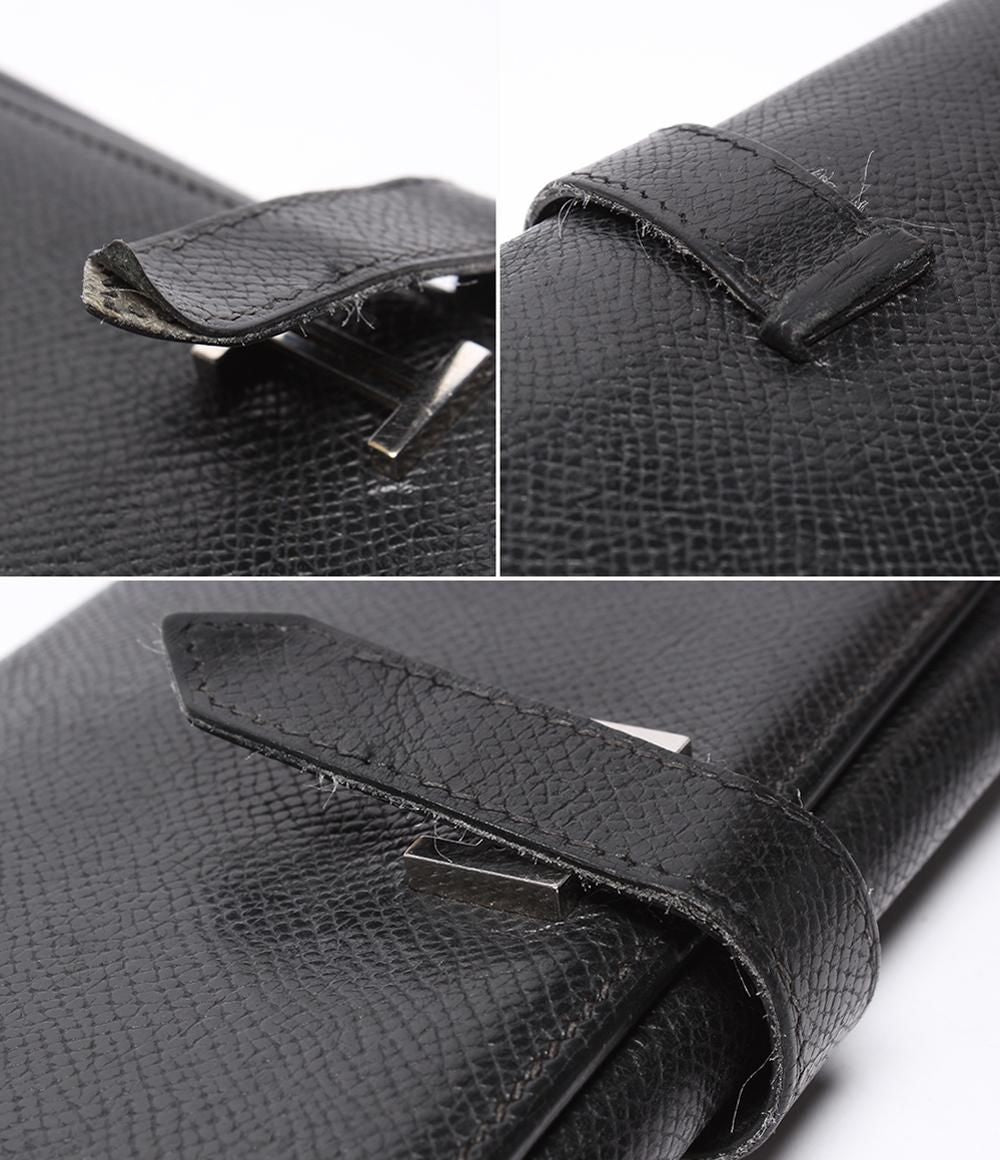 Hermes Trifold Wallet Silver Veau Epsom Bearn Dupri — view 7