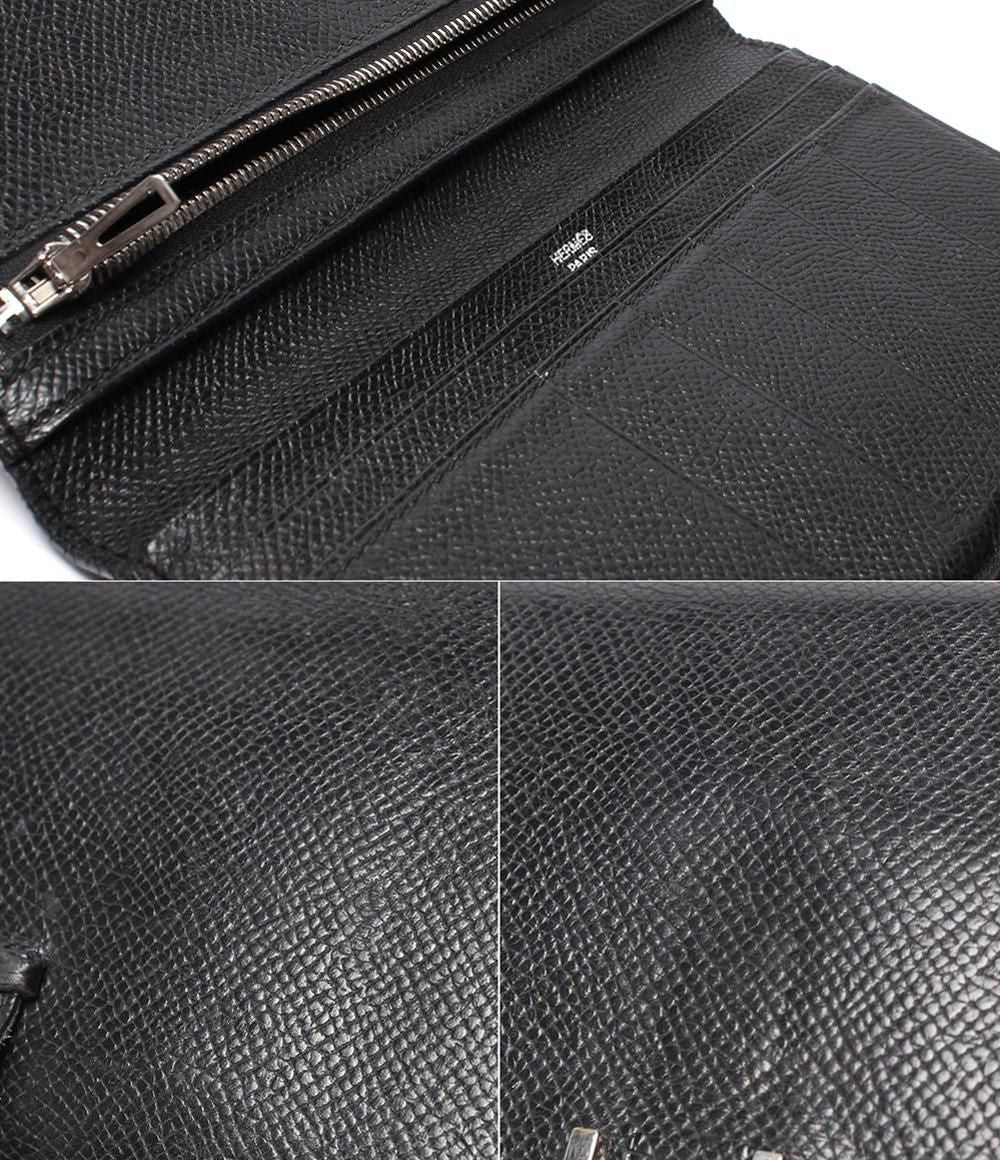 Hermes Trifold Wallet Silver Veau Epsom Bearn Dupri — view 9