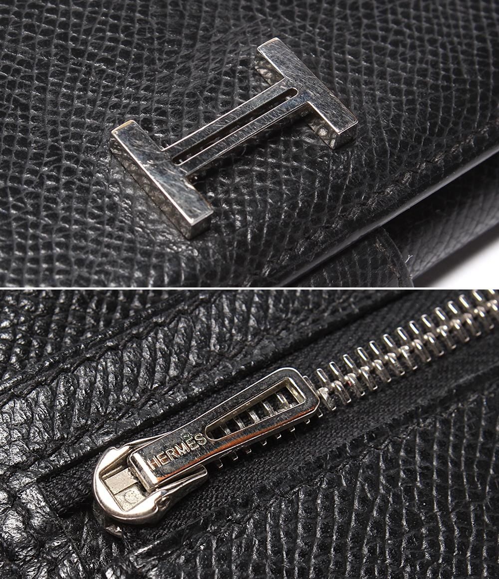 Hermes Trifold Wallet Silver Veau Epsom Bearn Dupri — view 8