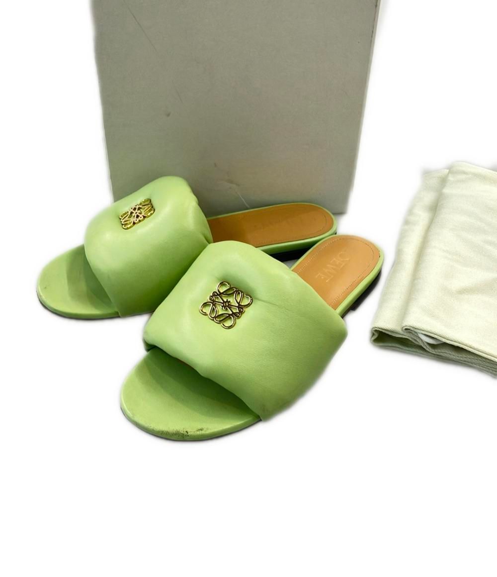 Loewe Slide Sandals Anagram Padded