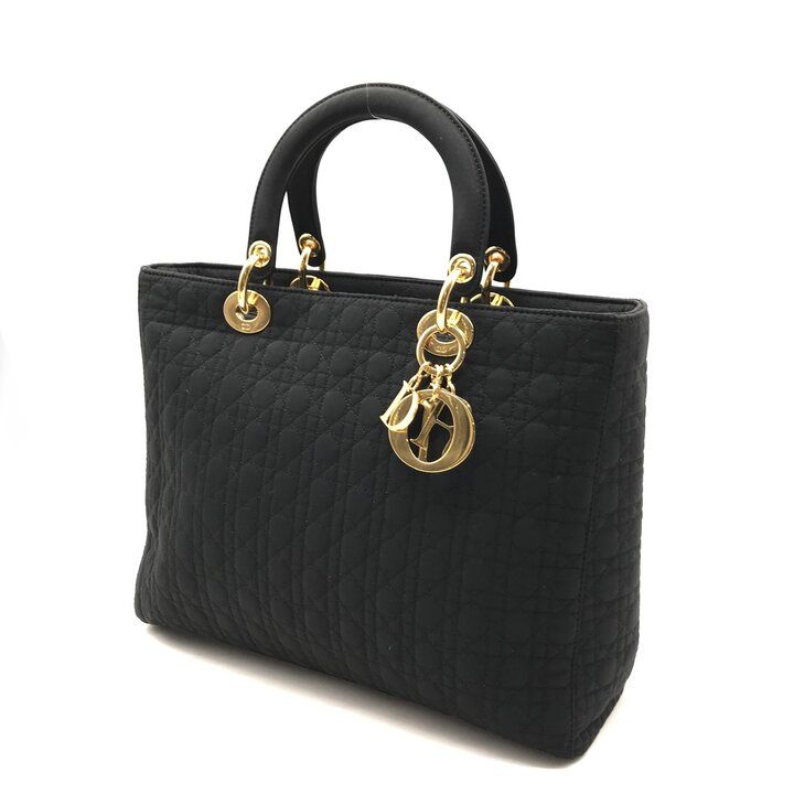 Dior le Cannage Hand Bag Nylon Black — view 2