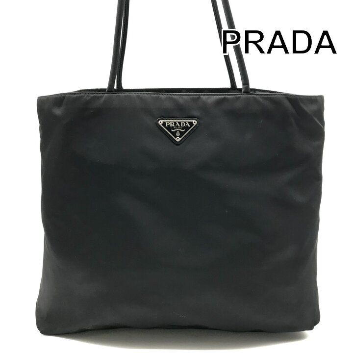 Prada Nylon Tessuto Tote Black
