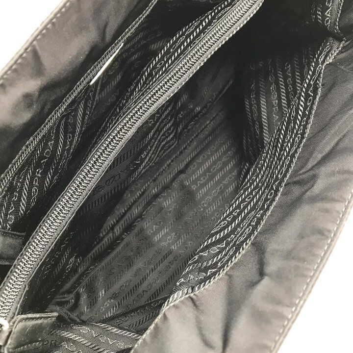 Prada Nylon Tessuto Tote Black — view 8
