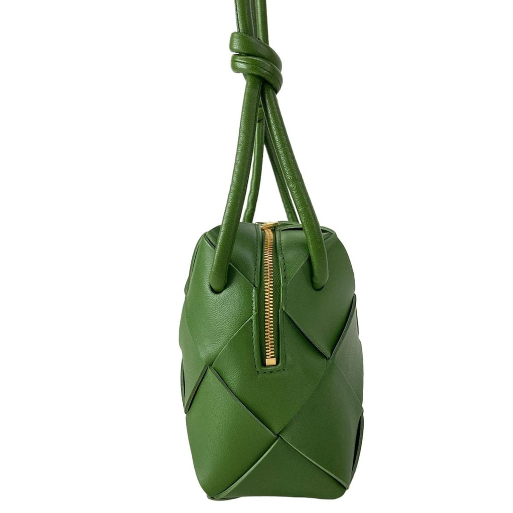 Bottega Veneta Shoulder Bag Mini Cassette Avocado Lambskin — view 4