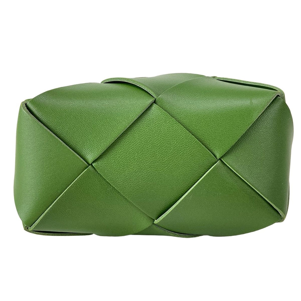 Bottega Veneta Shoulder Bag Mini Cassette Avocado Lambskin — view 5