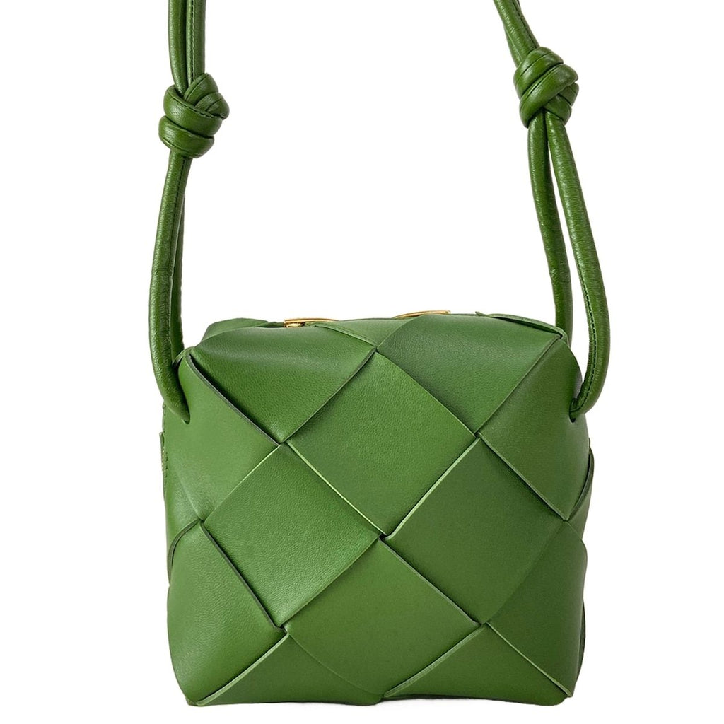 Bottega Veneta Shoulder Bag Mini Cassette Avocado Lambskin — view 3