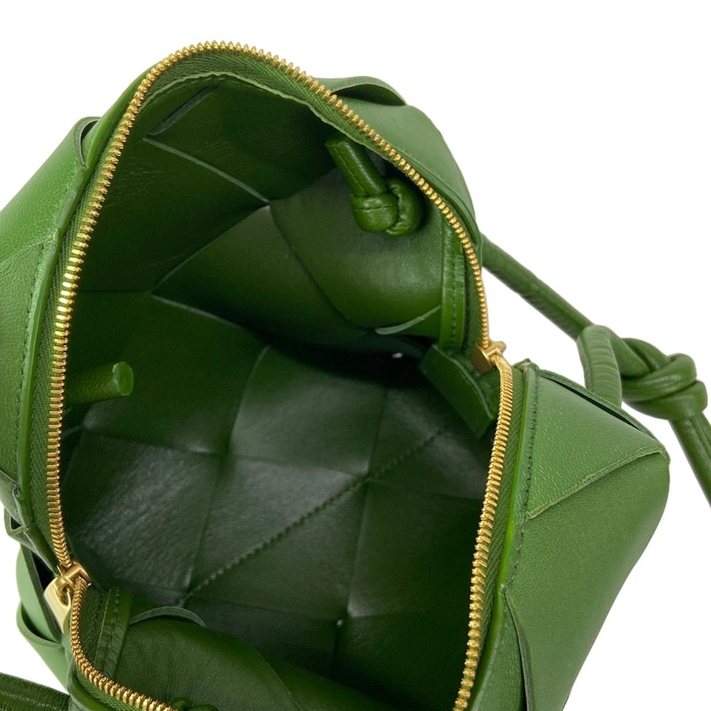 Bottega Veneta Shoulder Bag Mini Cassette Avocado Lambskin — view 7