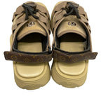 Louis Vuitton Sandals 36 Chameleon Hazelnut Brown Monogram Pattern Leather — view 7