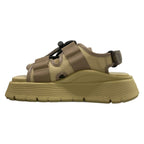 Louis Vuitton Sandals 36 Chameleon Hazelnut Brown Monogram Pattern Leather — view 3