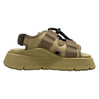 Louis Vuitton Sandals 36 Chameleon Hazelnut Brown Monogram Pattern Leather — view 2