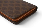 Celine Card Case Business Holder Macadam Leather Brown — view 7