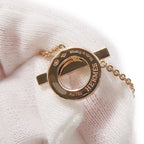 Hermes Necklace Finesse Pendant Diamond Total 18k Pink Gold — view 7