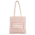 Louis Vuitton Tote Carry It Cotton Canvas Gray Coddington Travel with Collection