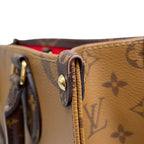 Louis Vuitton Monogram Reverse On The Go PM Giant Red 2-Way Tote — view 7