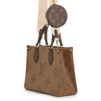 Louis Vuitton Monogram Reverse On The Go PM Giant Red 2-Way Tote — view 2