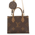 Louis Vuitton Monogram Reverse On The Go PM Giant Red 2-Way Tote