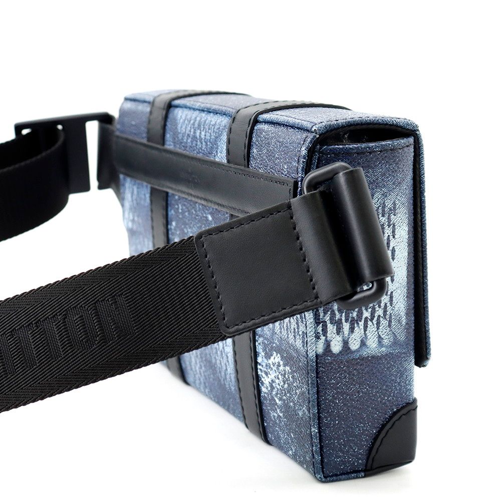 Louis Vuitton Belt Bag Damier Salt Leather Trunk 2-Way — view 3