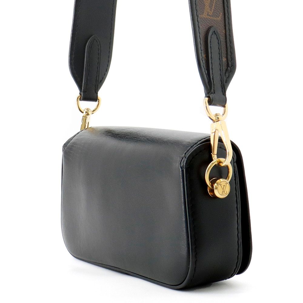 Louis Vuitton Shoulder Bag Monogram Officer Pouch Black — view 2