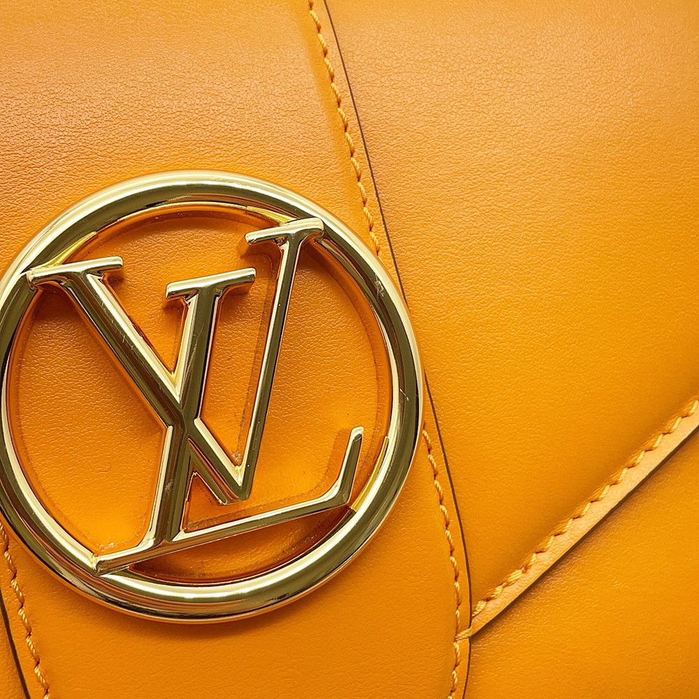 Louis Vuitton Shoulder Bag Smooth Leather LV Pont Neuf LV Circle Signature — view 8