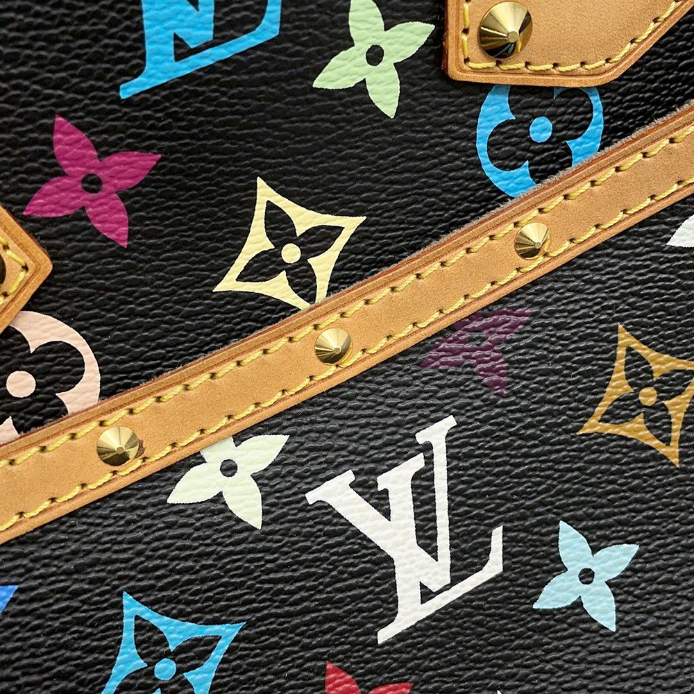 Louis Vuitton Handbag Monogram Multicolor Tourville Black — view 8