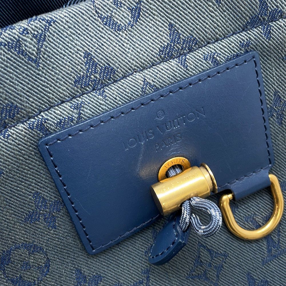 Louis Vuitton Backpack Monogram Denim Chalk — view 8